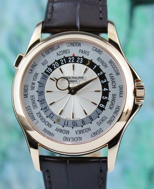 (image for) LIKE NEW PATEK PHILIPPE WORLD TIME 18K ROSE GOLD / 5130R